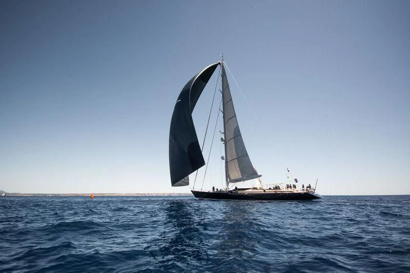 a sailboat on the water aboard TENAZ Yacht for Sale