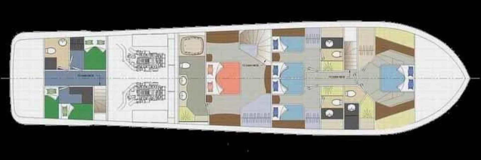 graphical user interface aboard DOLCE VITA Yacht for Sale