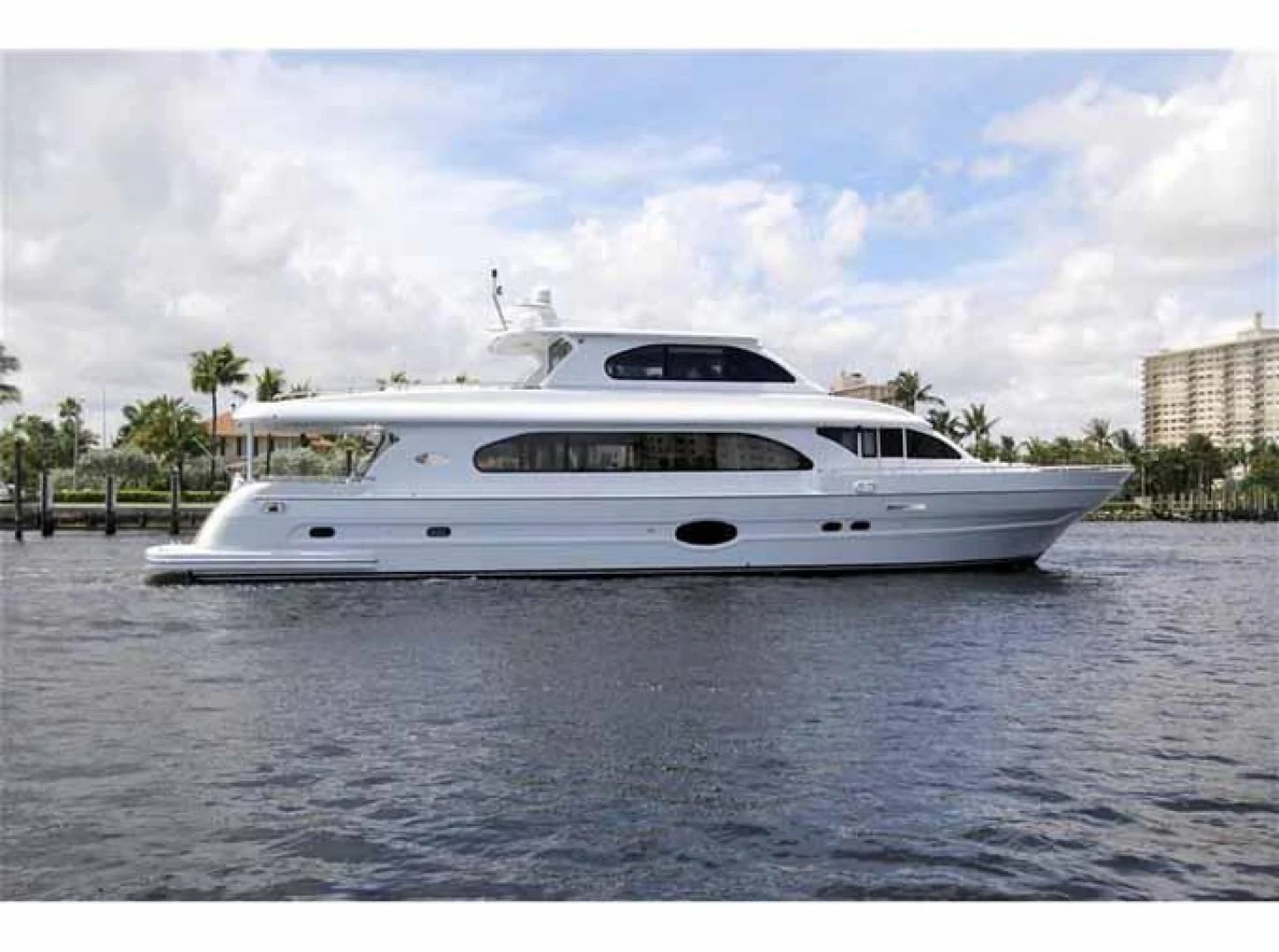 a white yacht in the water aboard DOLCE VITA Yacht for Sale