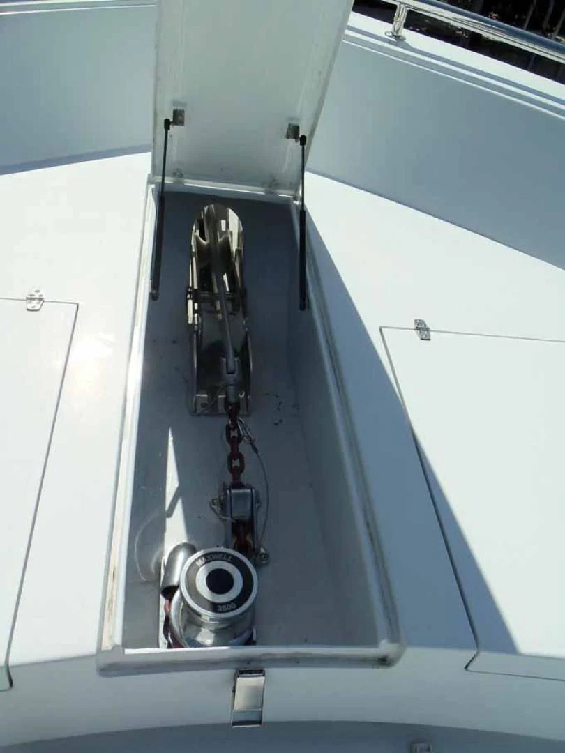 a knife on a piece of metal aboard DOLCE VITA Yacht for Sale