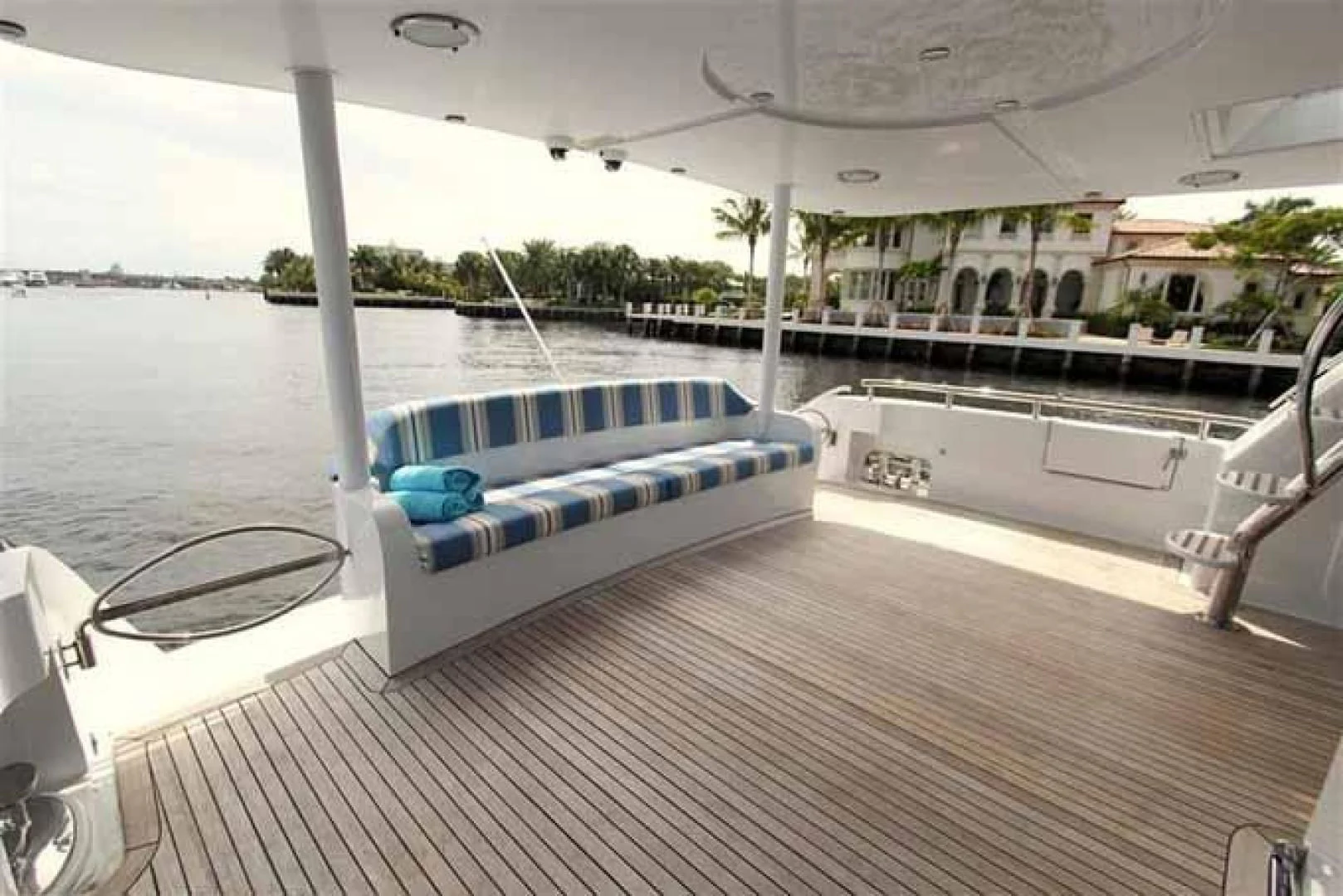 a boat on the water aboard DOLCE VITA Yacht for Sale