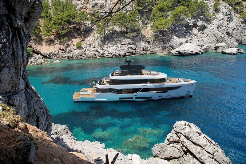 a boat in the water aboard SEAESTA Yacht for Sale