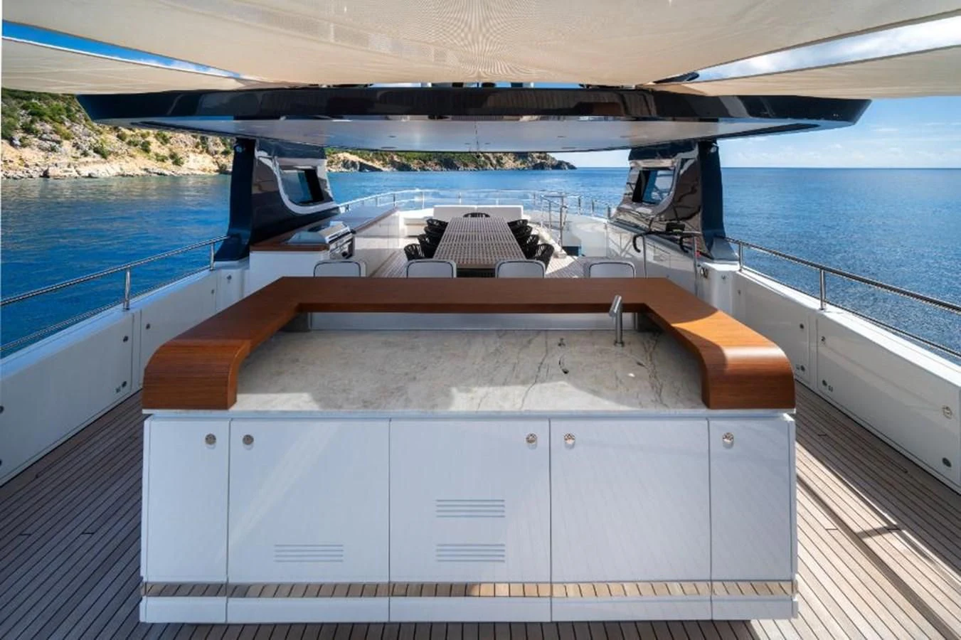 a boat on the water aboard SEAESTA Yacht for Sale