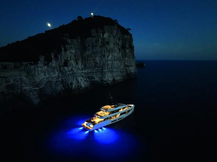 a boat in the water aboard SEAESTA Yacht for Sale