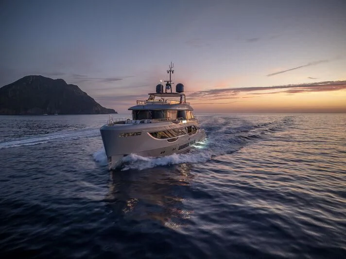 a boat on the water aboard SEAESTA Yacht for Sale