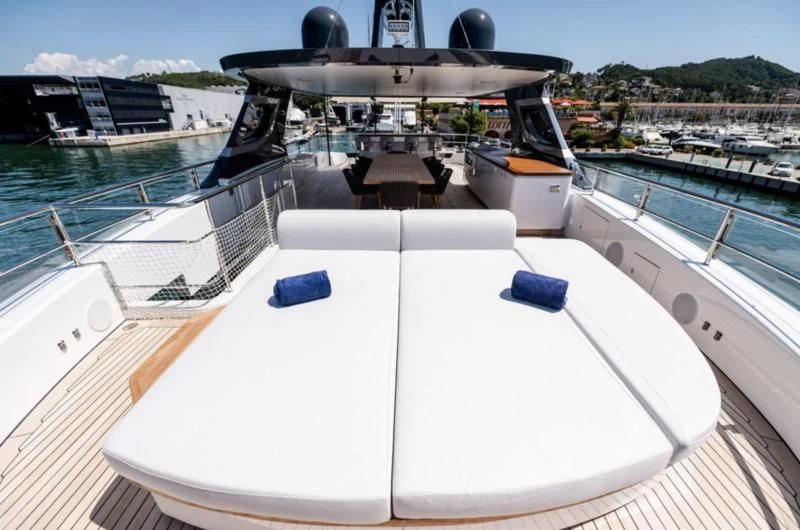 a boat on the water aboard SEAESTA Yacht for Sale