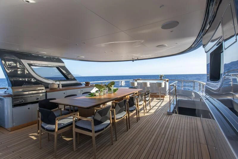 a boat on the water aboard SEAESTA Yacht for Sale