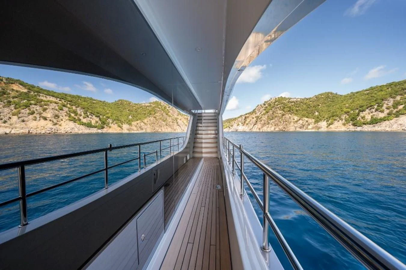 a boat on the water aboard SEAESTA Yacht for Sale