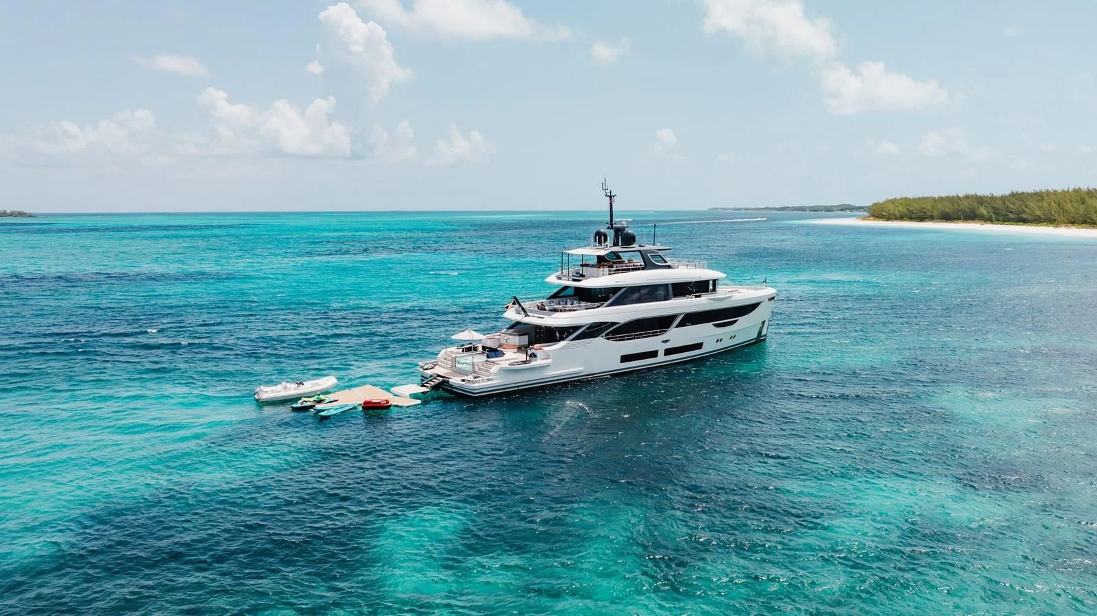 a boat in the water aboard SEAESTA Yacht for Sale