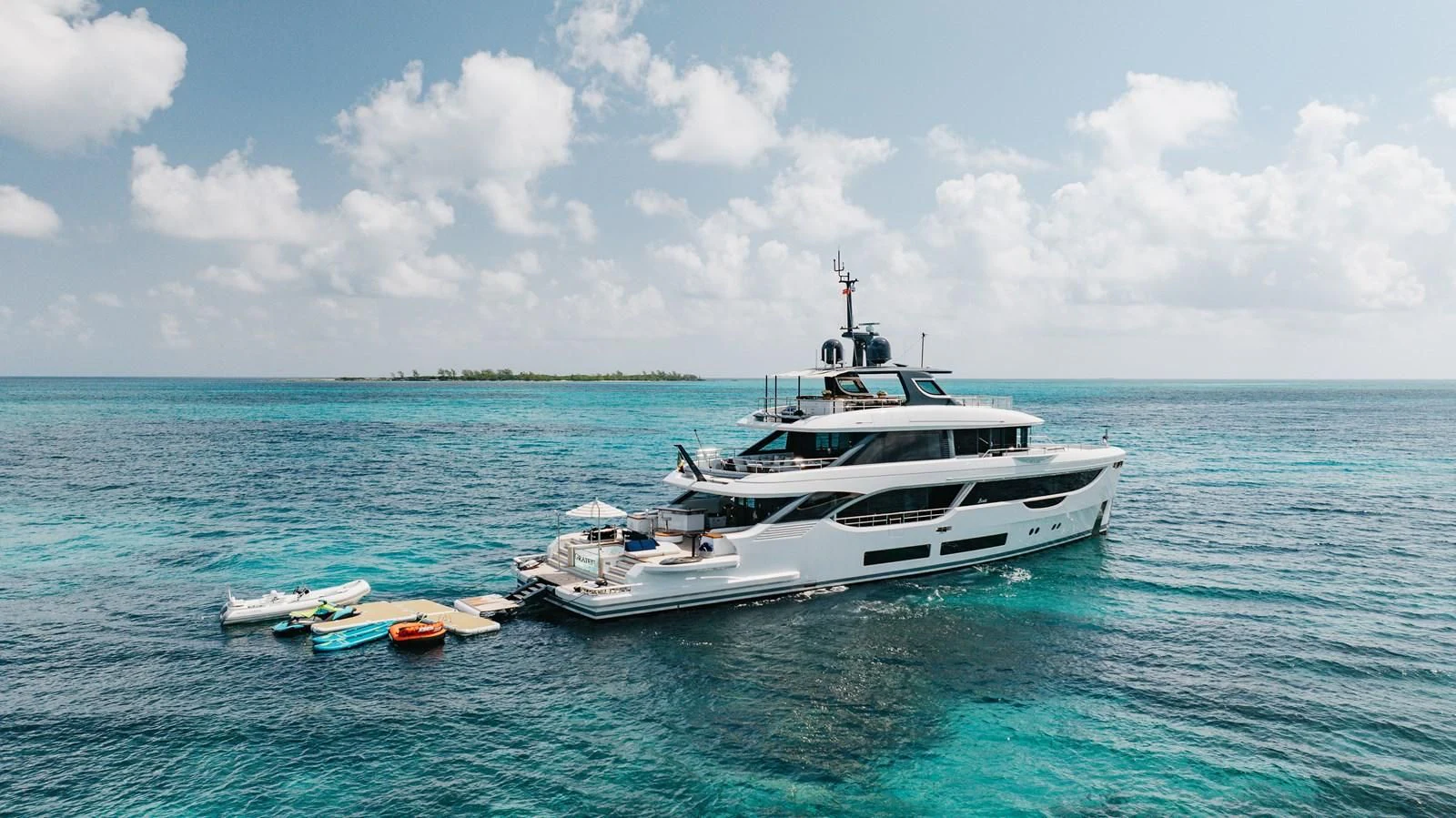 a boat in the water aboard SEAESTA Yacht for Sale