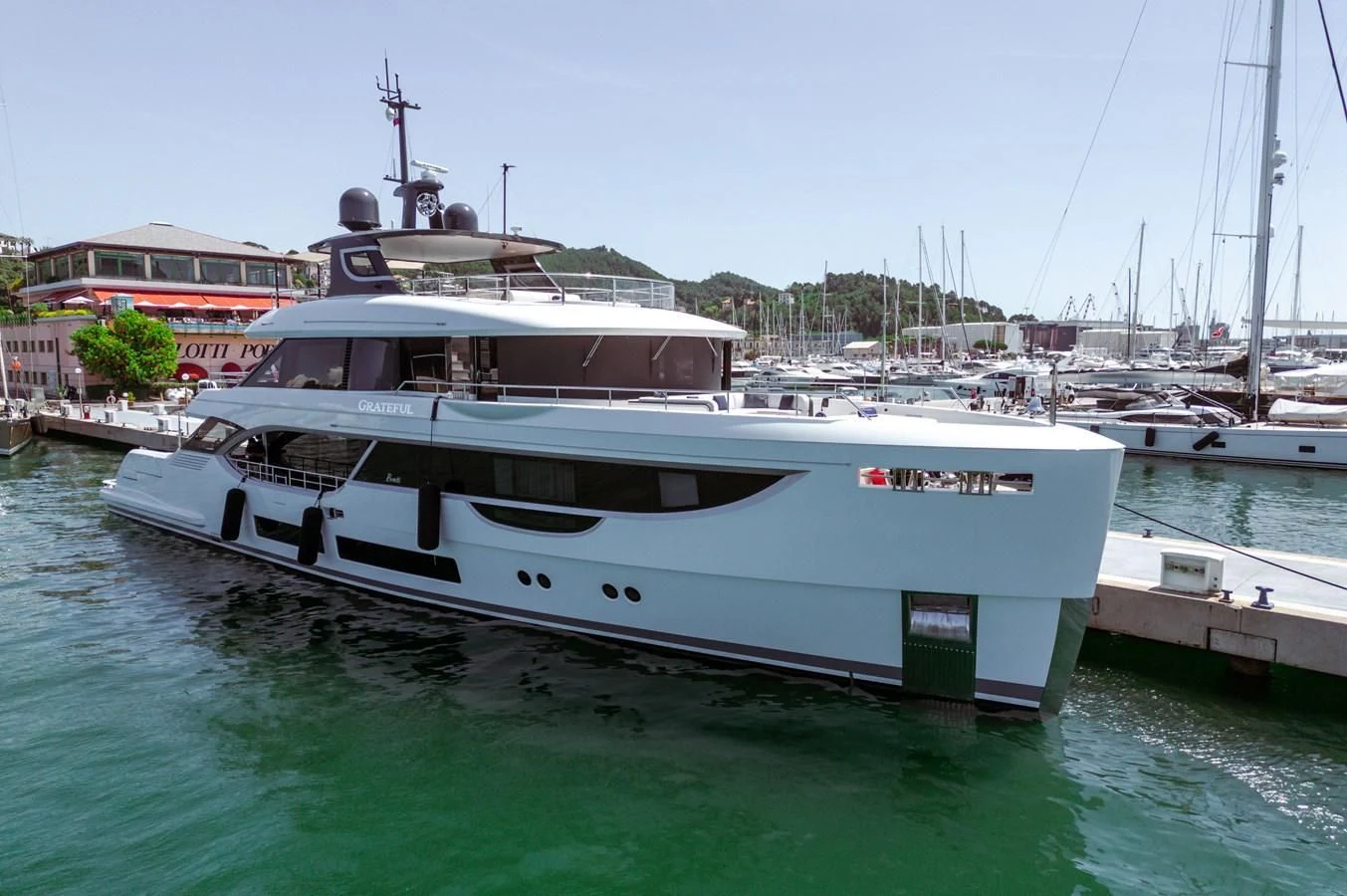 a boat in the water aboard SEAESTA Yacht for Sale