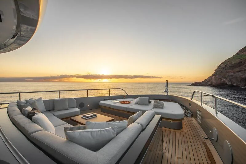 a boat on a body of water aboard SEAESTA Yacht for Sale