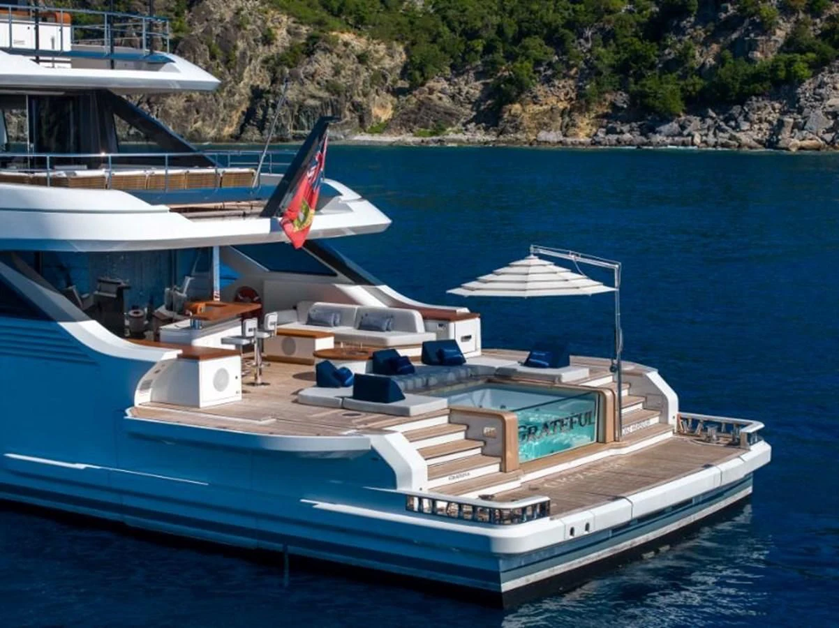 a boat on the water aboard SEAESTA Yacht for Sale