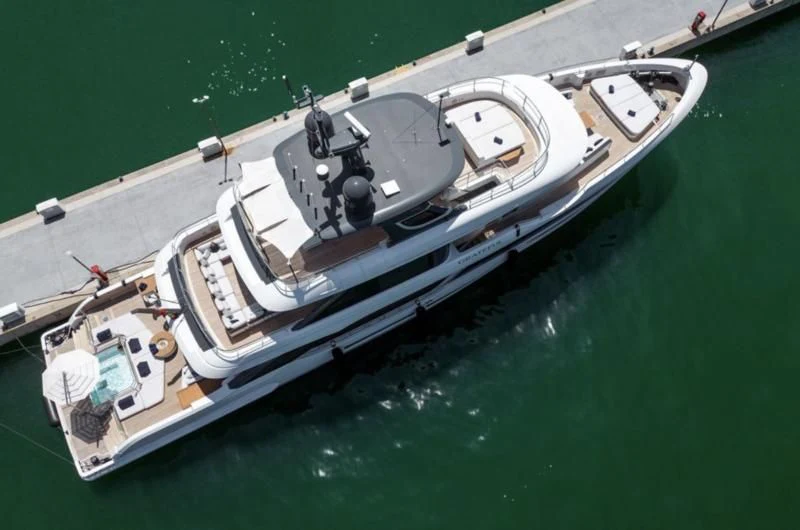 a boat on the water aboard SEAESTA Yacht for Sale