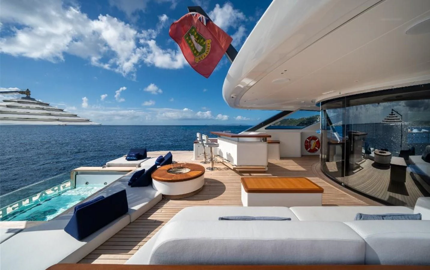 a boat on the water aboard SEAESTA Yacht for Sale