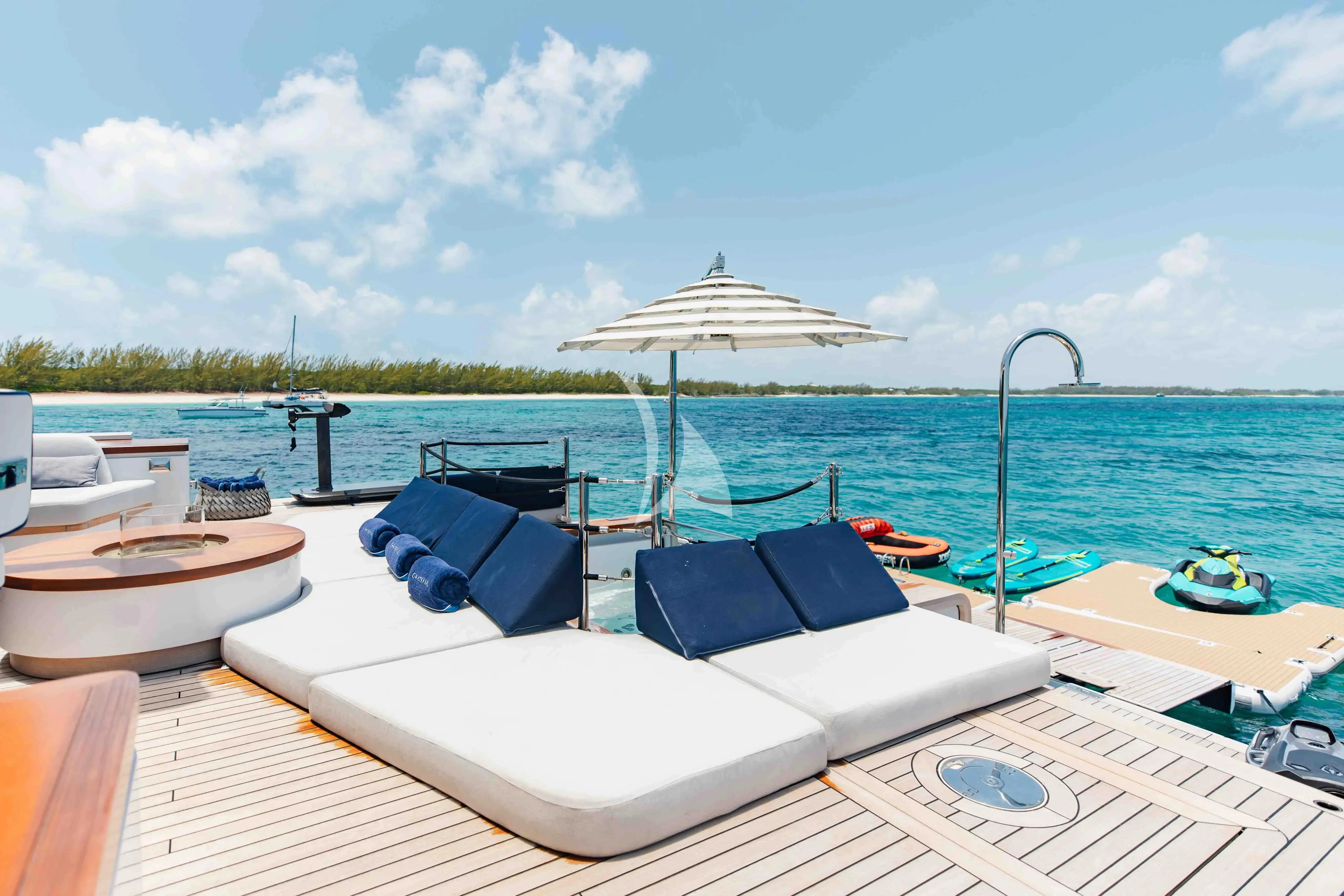 a boat on the water aboard SEAESTA Yacht for Sale