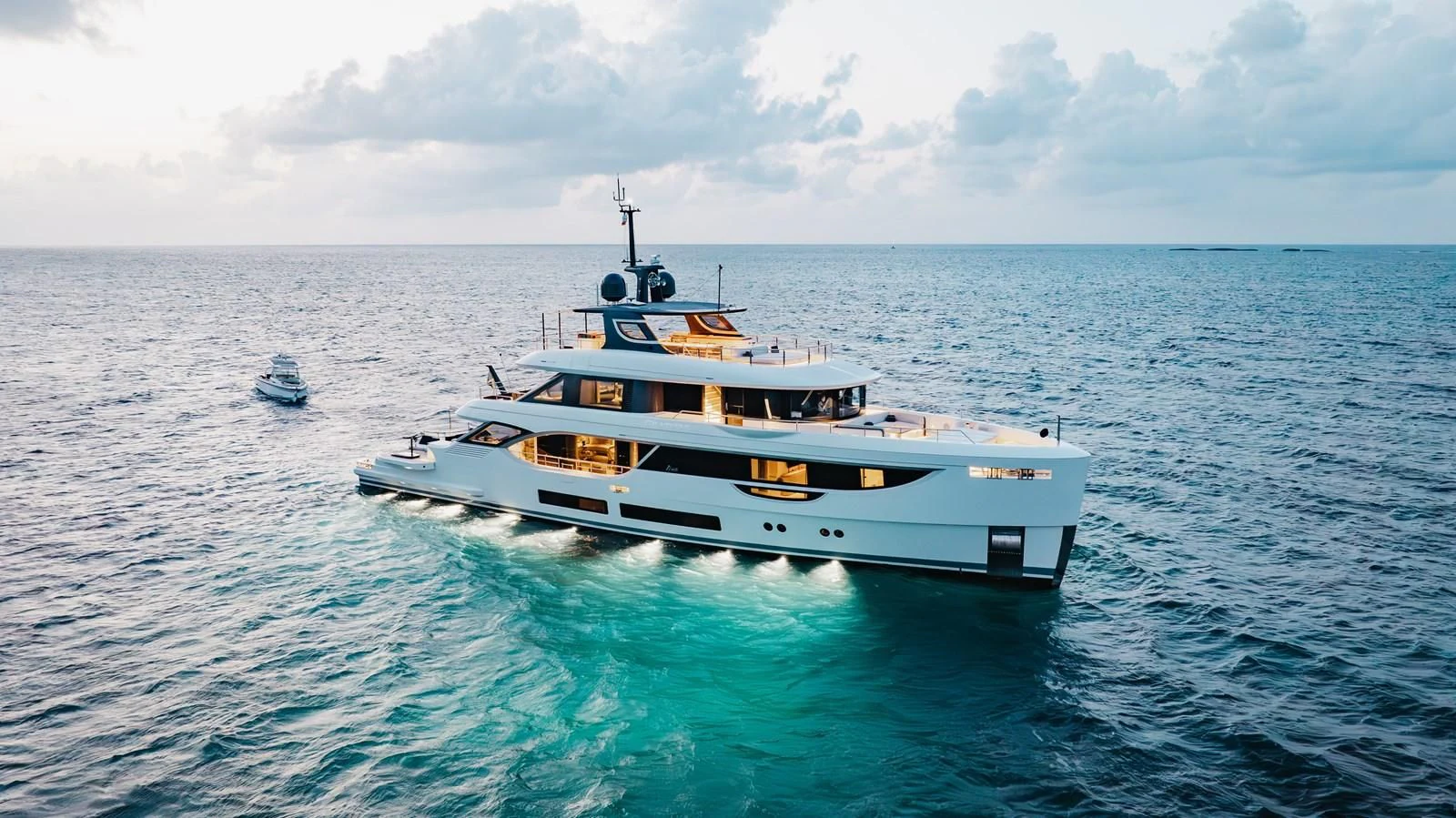 a boat in the water aboard SEAESTA Yacht for Sale