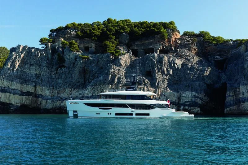 a boat in the water aboard SEAESTA Yacht for Sale