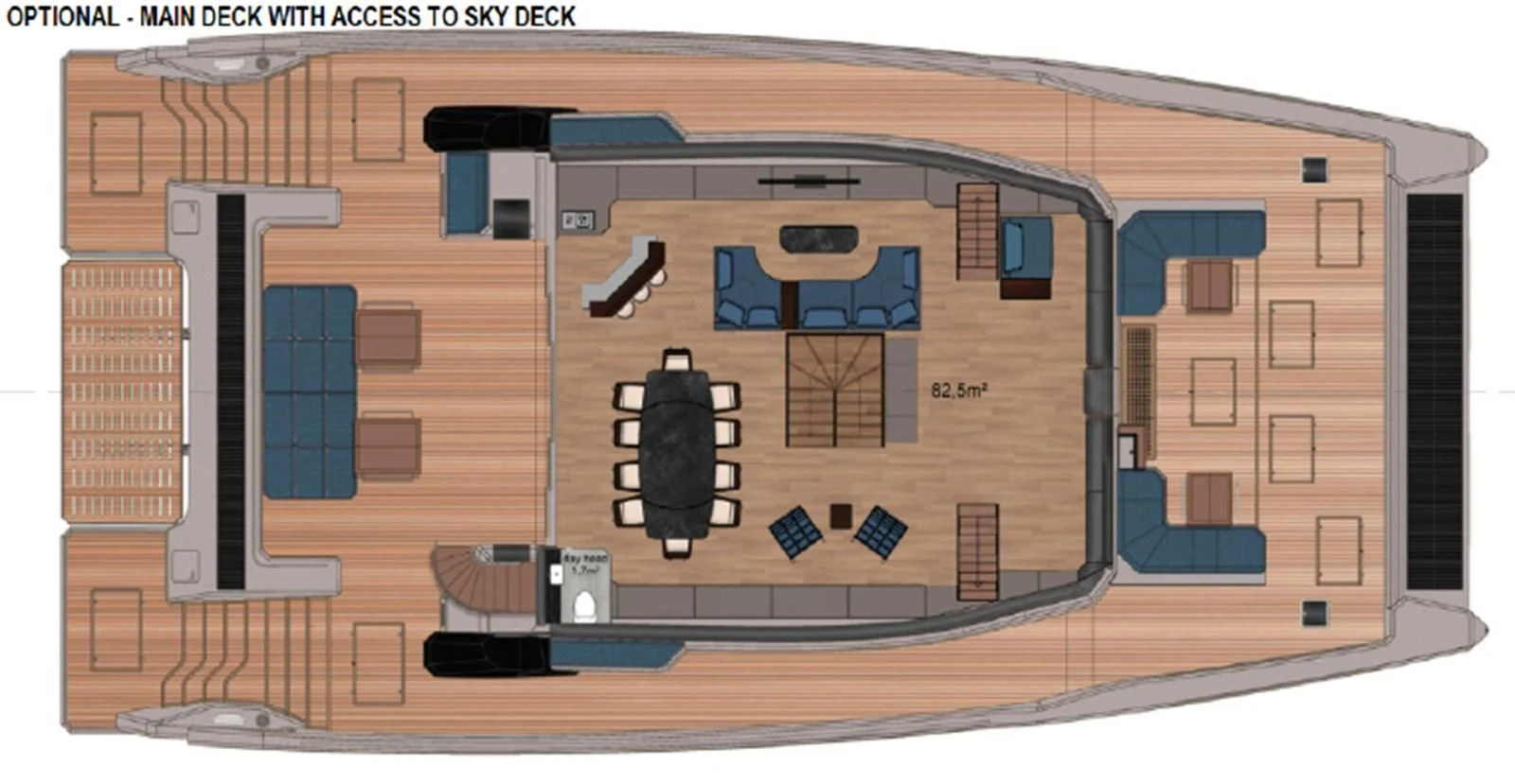 diagram aboard 2023 ALVA YACHTS OCEAN ECO 90 #1 Yacht for Sale