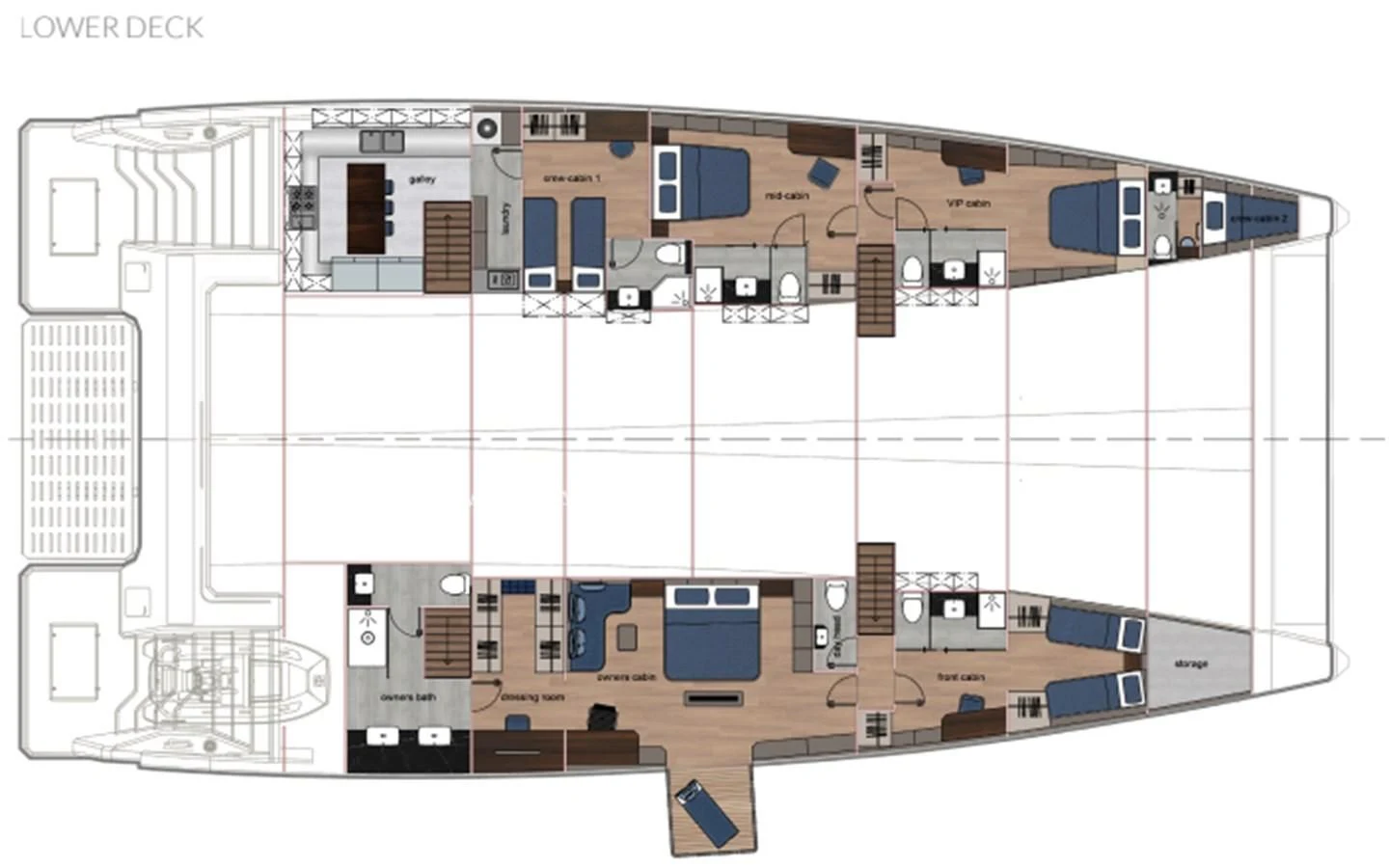 diagram aboard 2023 ALVA YACHTS OCEAN ECO 90 #1 Yacht for Sale
