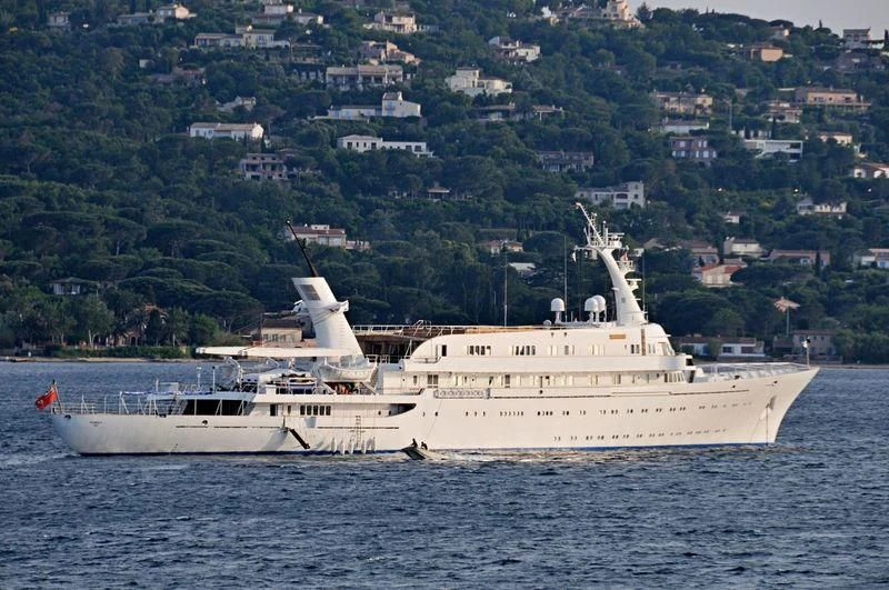 a boat in the water aboard ATLANTIS II Yacht for Sale