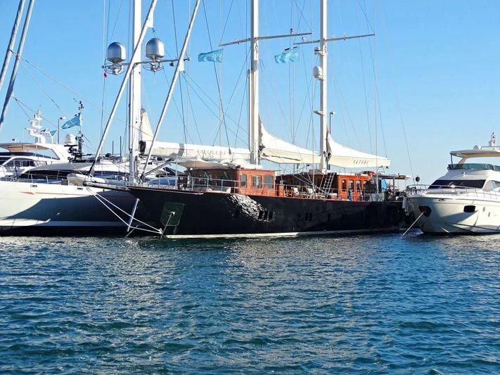 a boat in the water aboard SATORI Yacht for Charter
