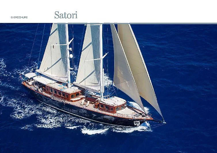 a screenshot of a computer aboard SATORI Yacht for Charter