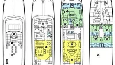 diagram aboard SATORI Yacht for Charter