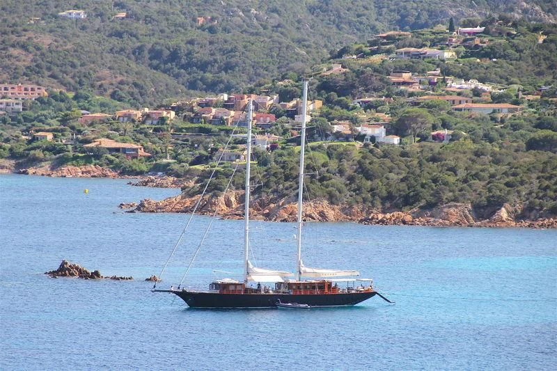 a sailboat on the water aboard SATORI Yacht for Charter