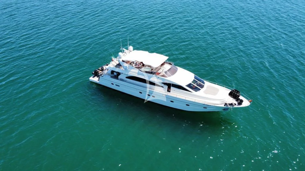 a boat in the water aboard MAGIC SIX Yacht for Sale