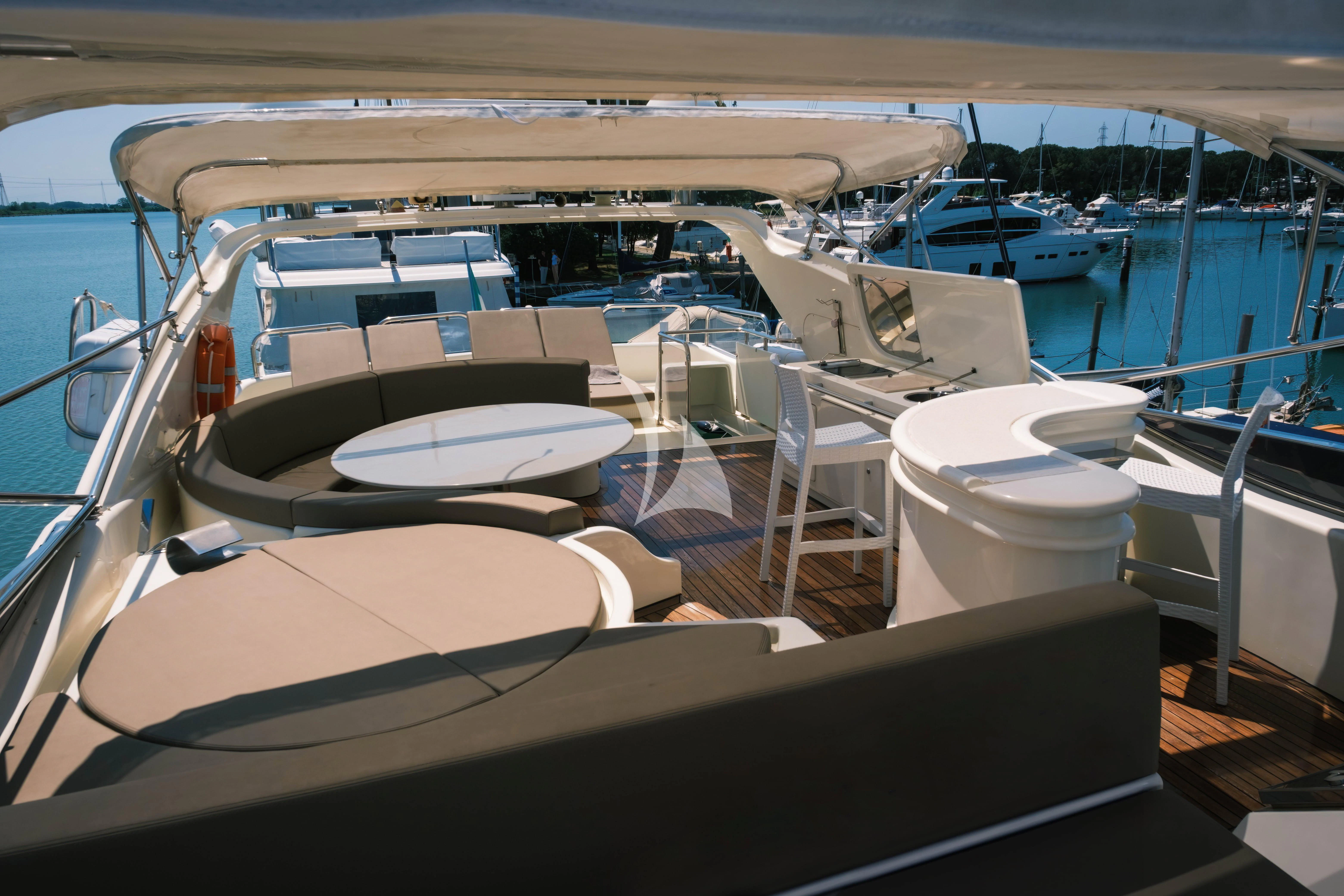 a boat on the water aboard MAGIC SIX Yacht for Sale