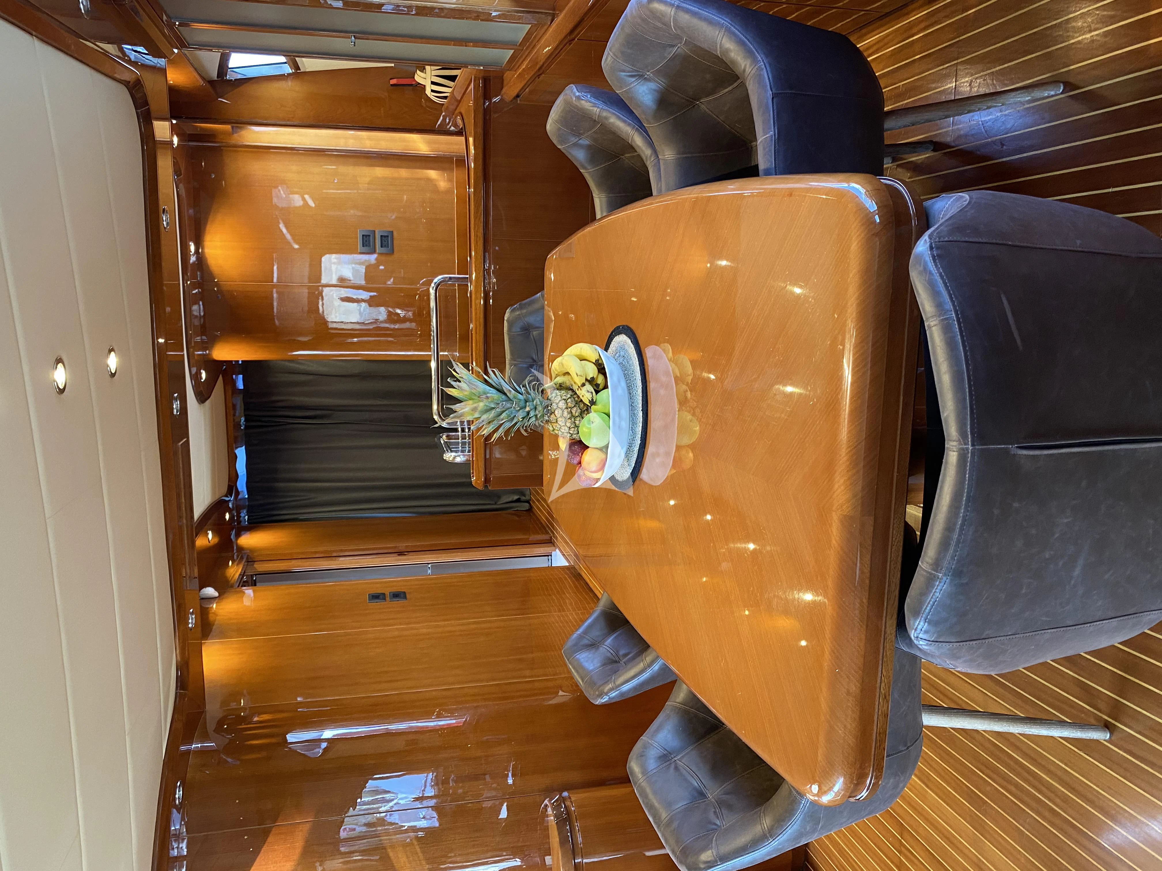 a bird in a barrel aboard MAGIC SIX Yacht for Sale