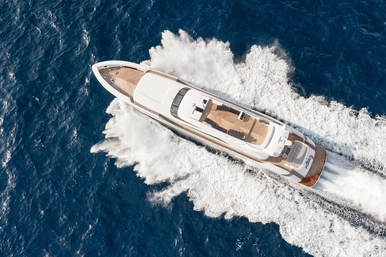 a satellite in space aboard FAST & FURIOUS Yacht for Charter