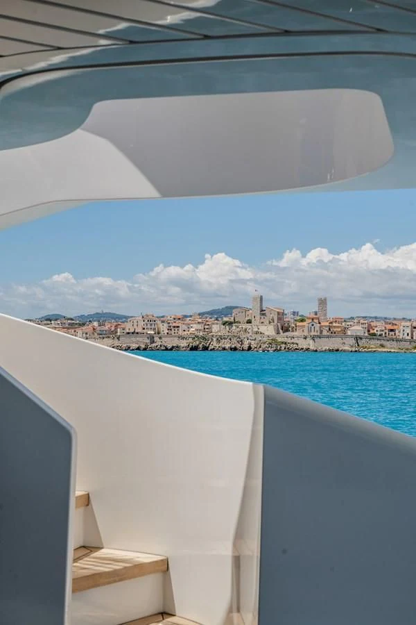 a chair on a boat aboard FAST & FURIOUS Yacht for Charter