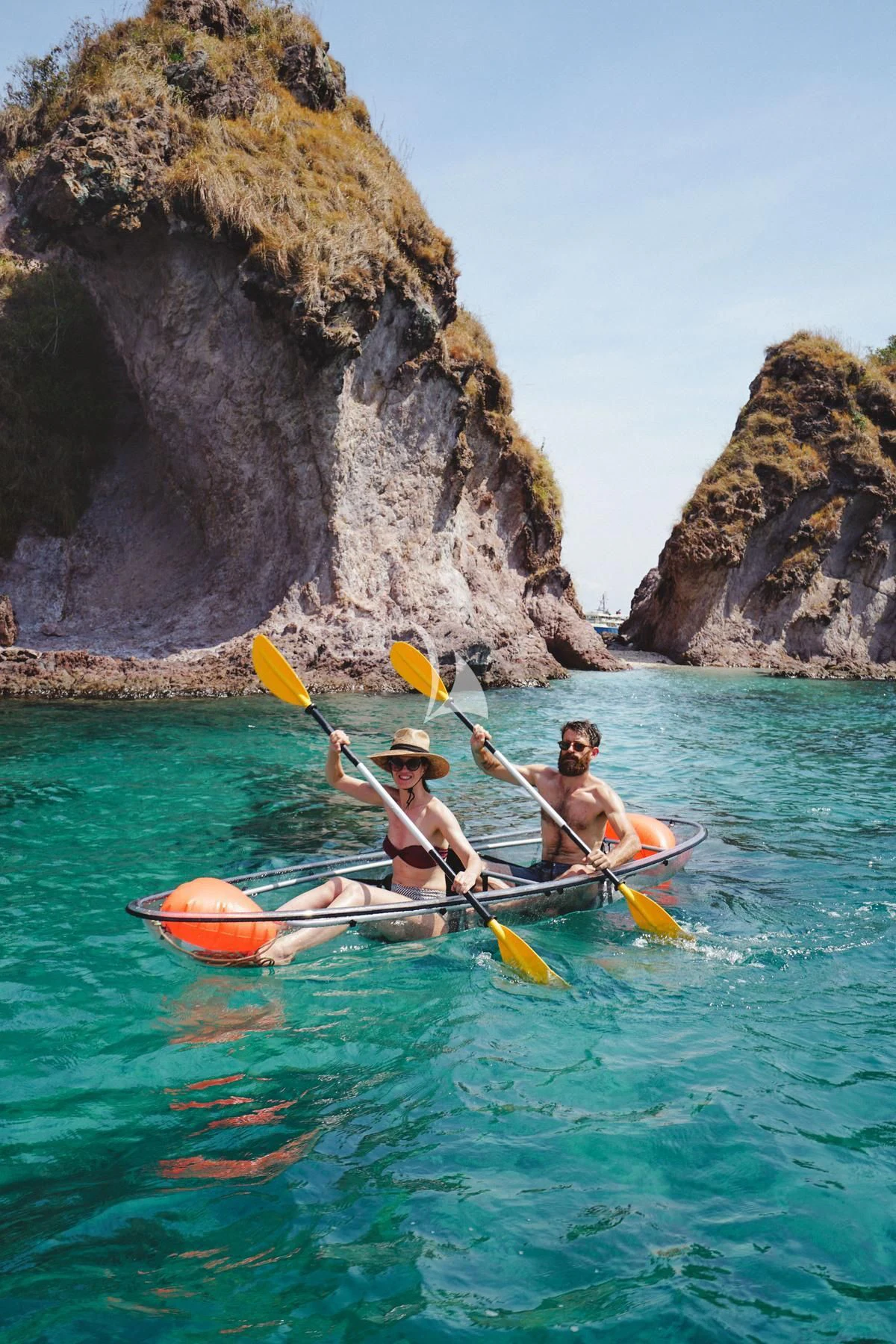 a group of people in kayaks in a river aboard KUDANIL EXPLORER Yacht for Sale