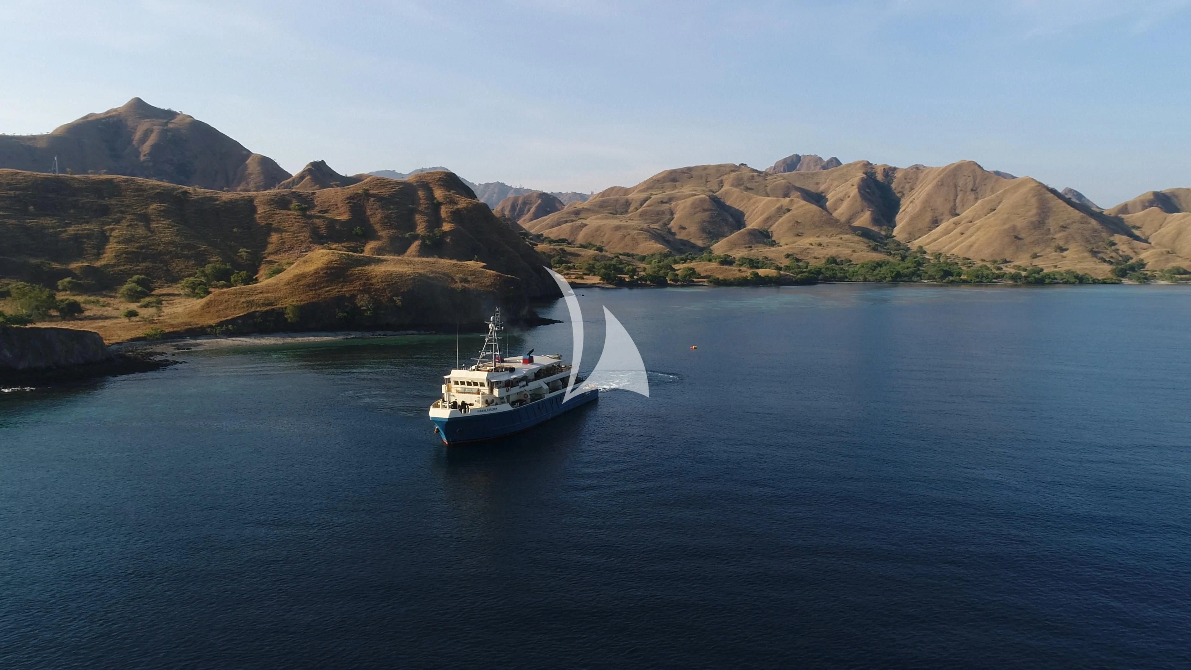 a boat on the water aboard KUDANIL EXPLORER Yacht for Sale
