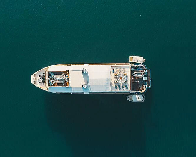 a small metal box aboard KUDANIL EXPLORER Yacht for Sale