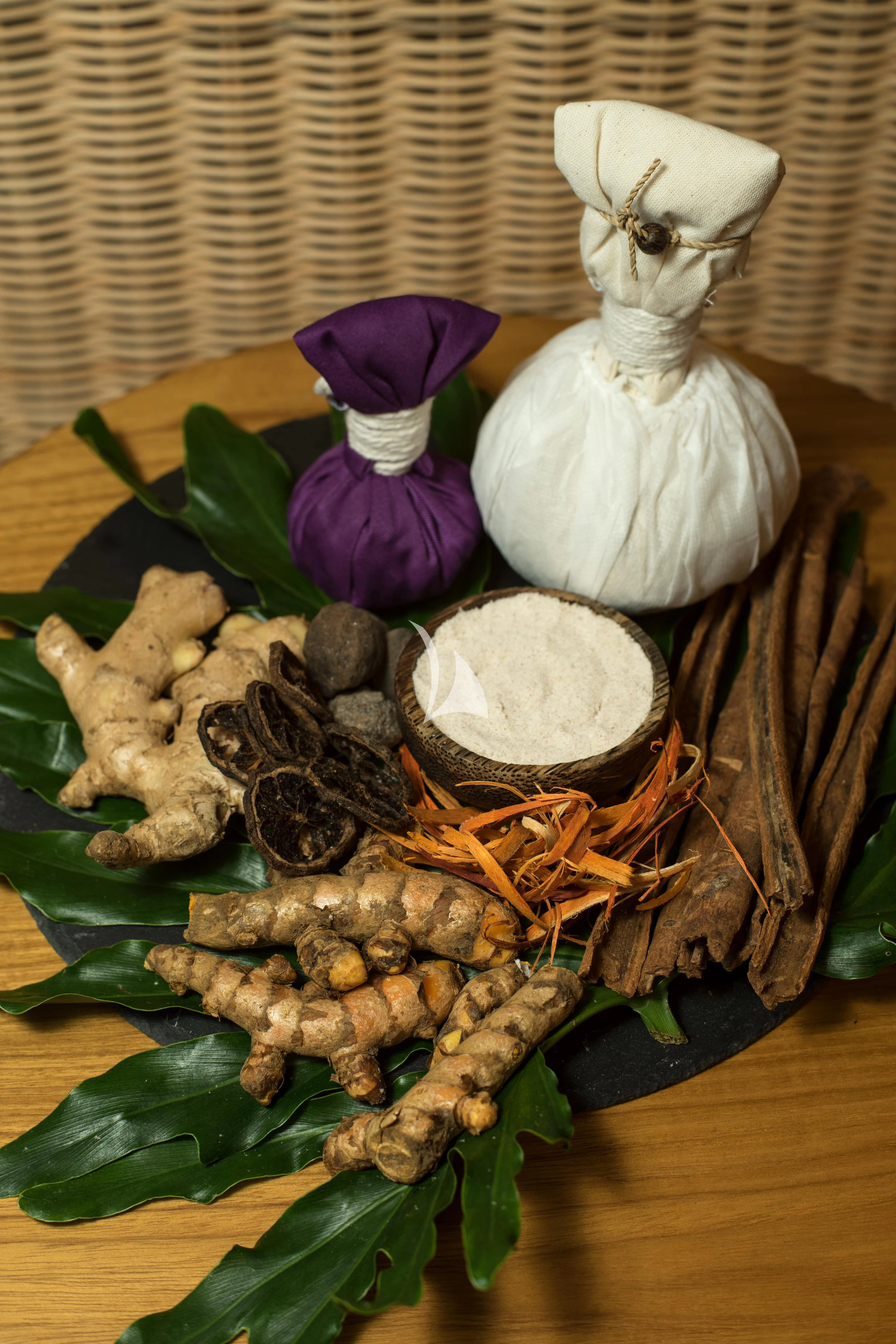 a basket of mushrooms and a candle aboard KUDANIL EXPLORER Yacht for Sale