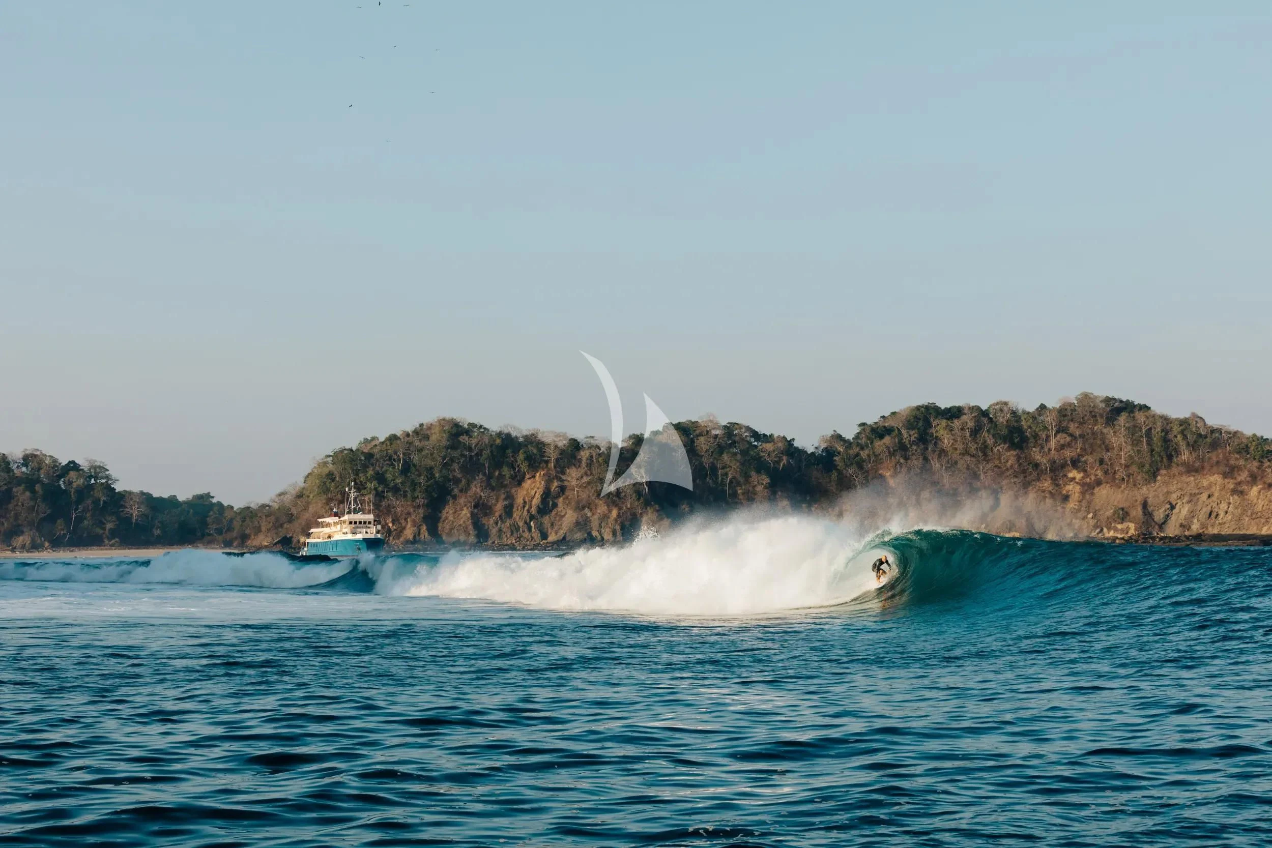 a boat on the water aboard KUDANIL EXPLORER Yacht for Sale