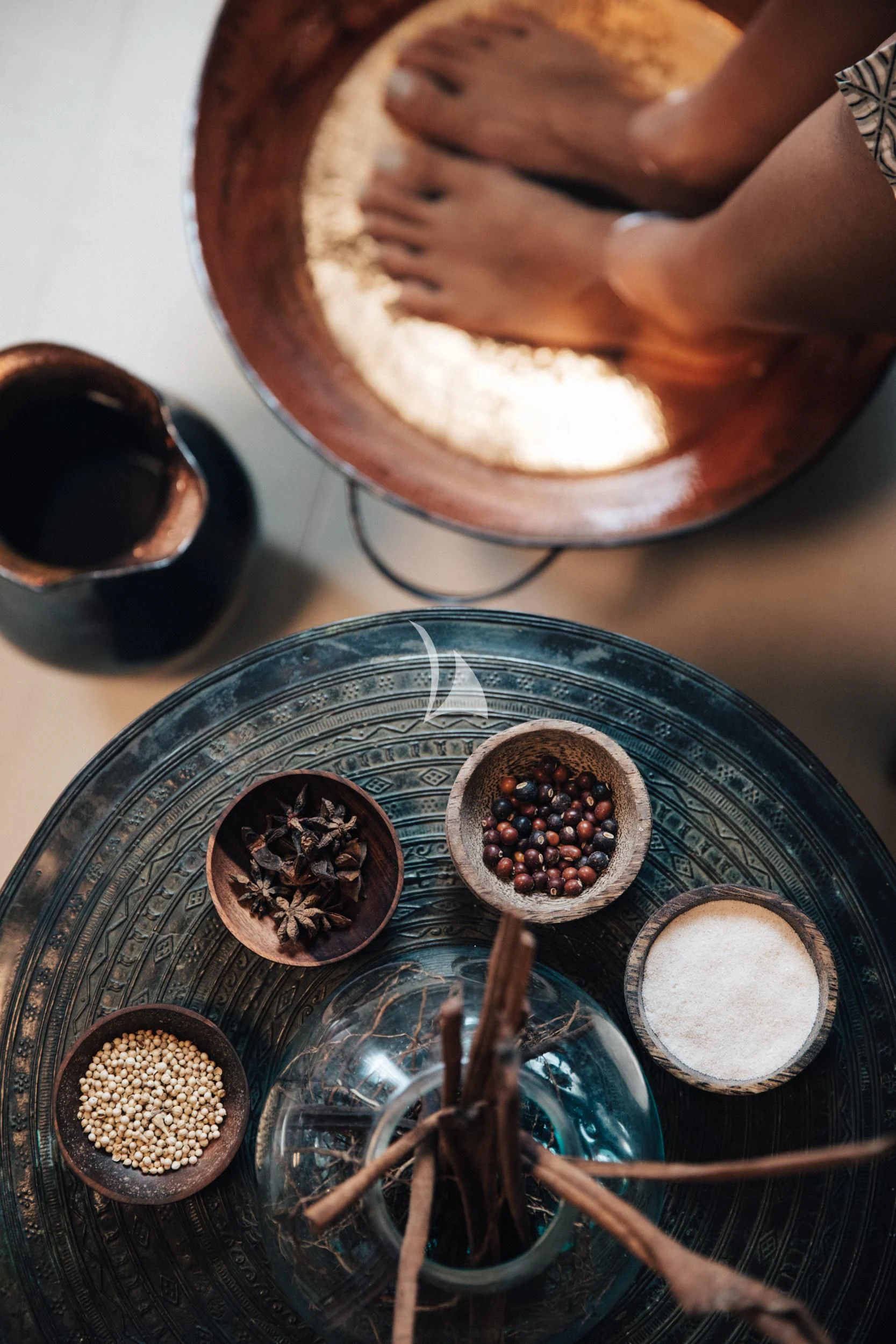 a pan of food aboard KUDANIL EXPLORER Yacht for Sale
