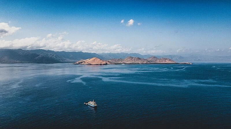 a boat in the water aboard KUDANIL EXPLORER Yacht for Sale