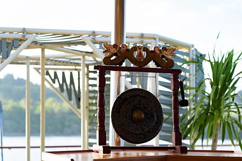 a large round object with a round object on it aboard KUDANIL EXPLORER Yacht for Sale