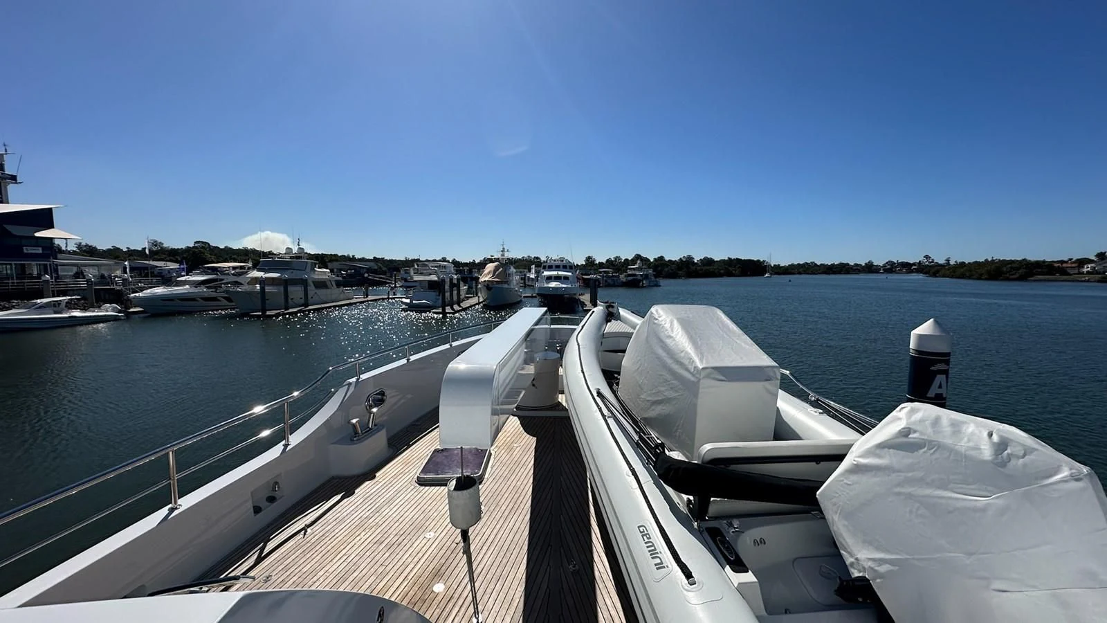 a boat on the water aboard SALVATORE II Yacht for Sale