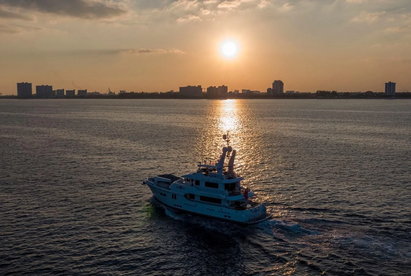 a boat on the water aboard SALVATORE II Yacht for Sale