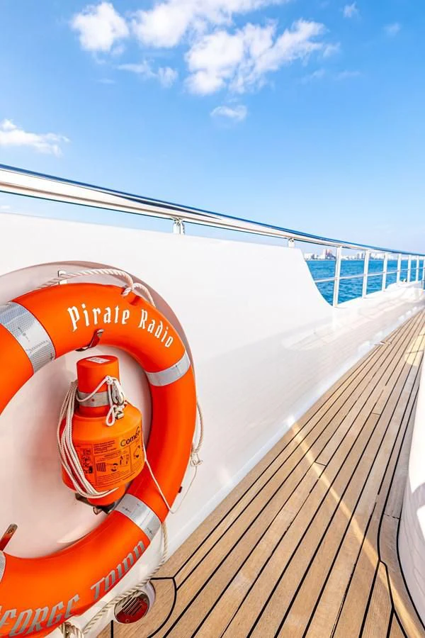 a lifeguard's chair on a deck aboard SALVATORE II Yacht for Sale