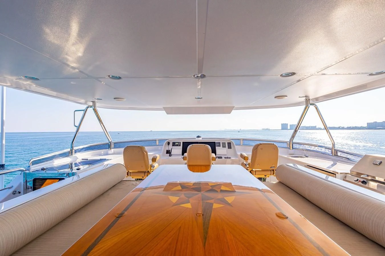 the inside of a boat aboard SALVATORE II Yacht for Sale
