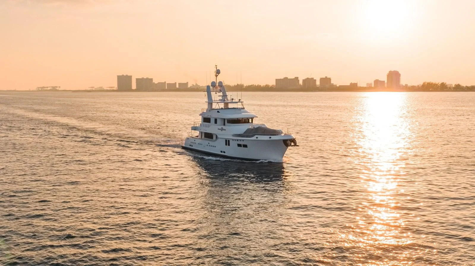 a boat on the water aboard SALVATORE II Yacht for Sale