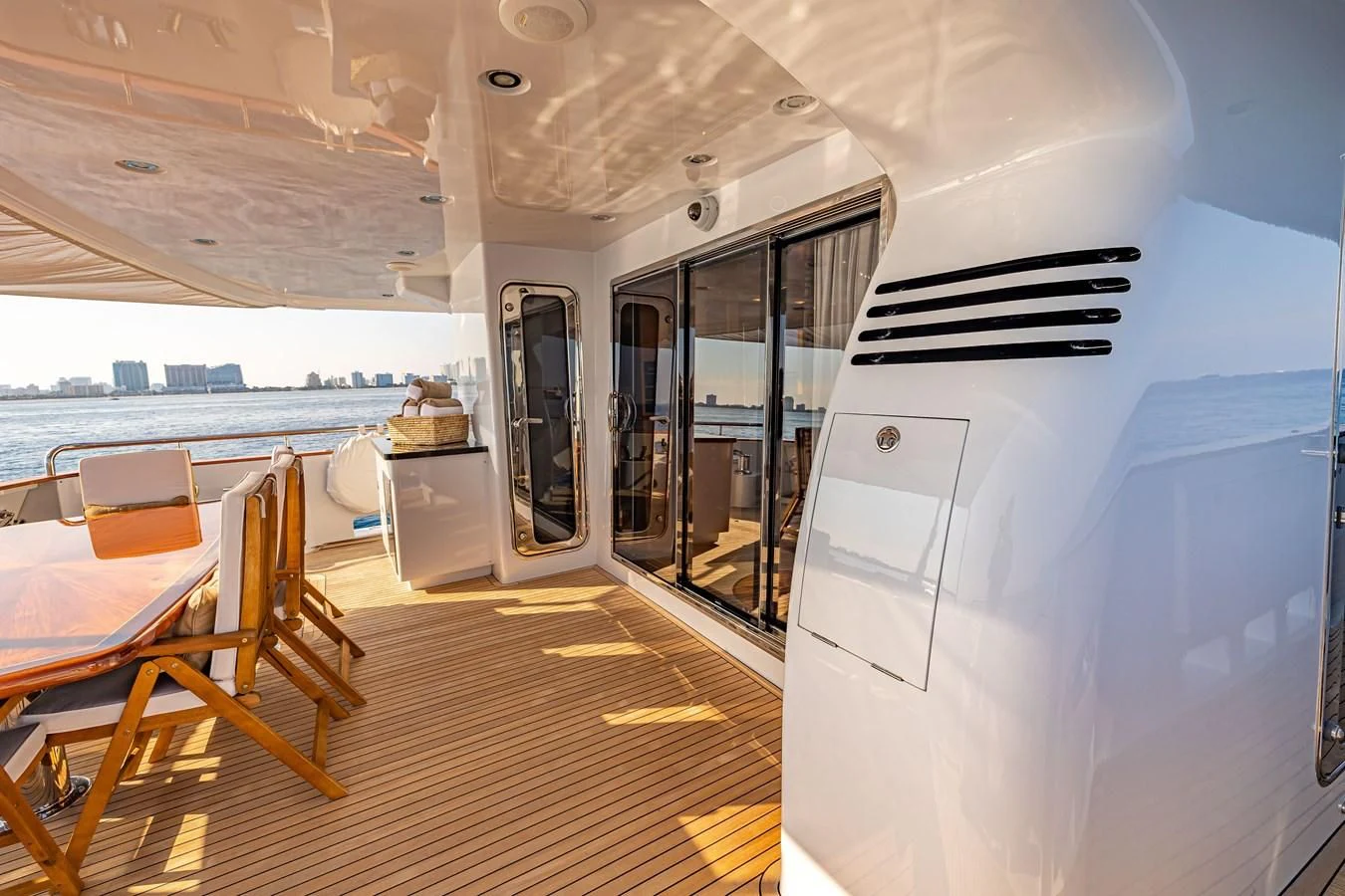 inside of a boat aboard SALVATORE II Yacht for Sale