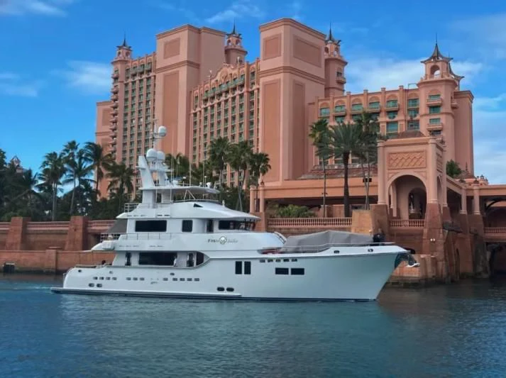 a boat in the water aboard SALVATORE II Yacht for Sale