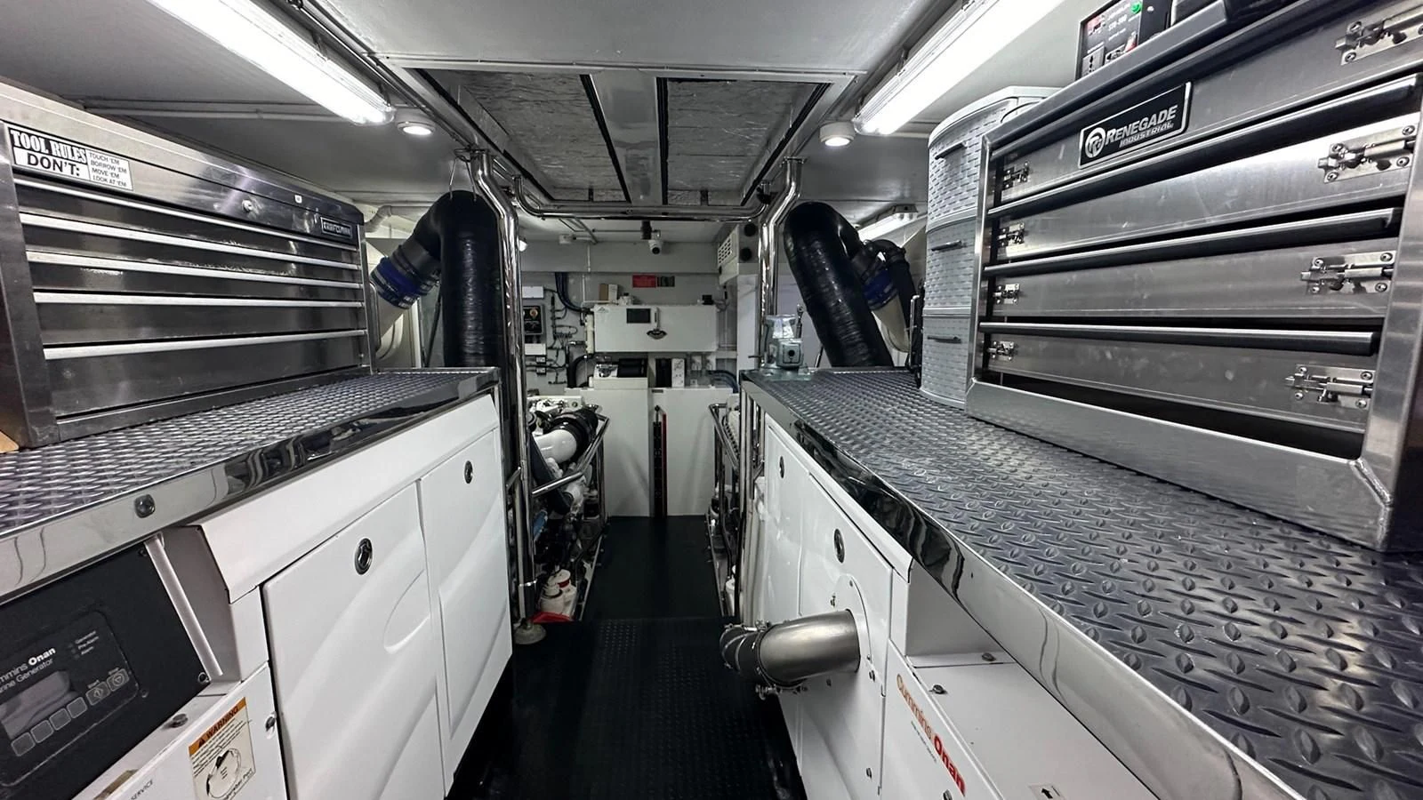 a room with several machines aboard SALVATORE II Yacht for Sale